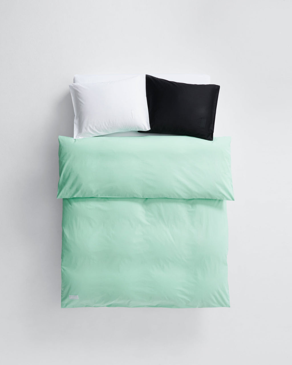 Pure duvet cover | Pale green Poplin