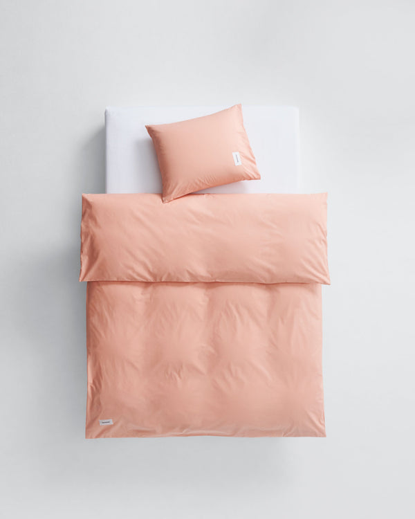 Pure duvet cover | Peach Poplin
