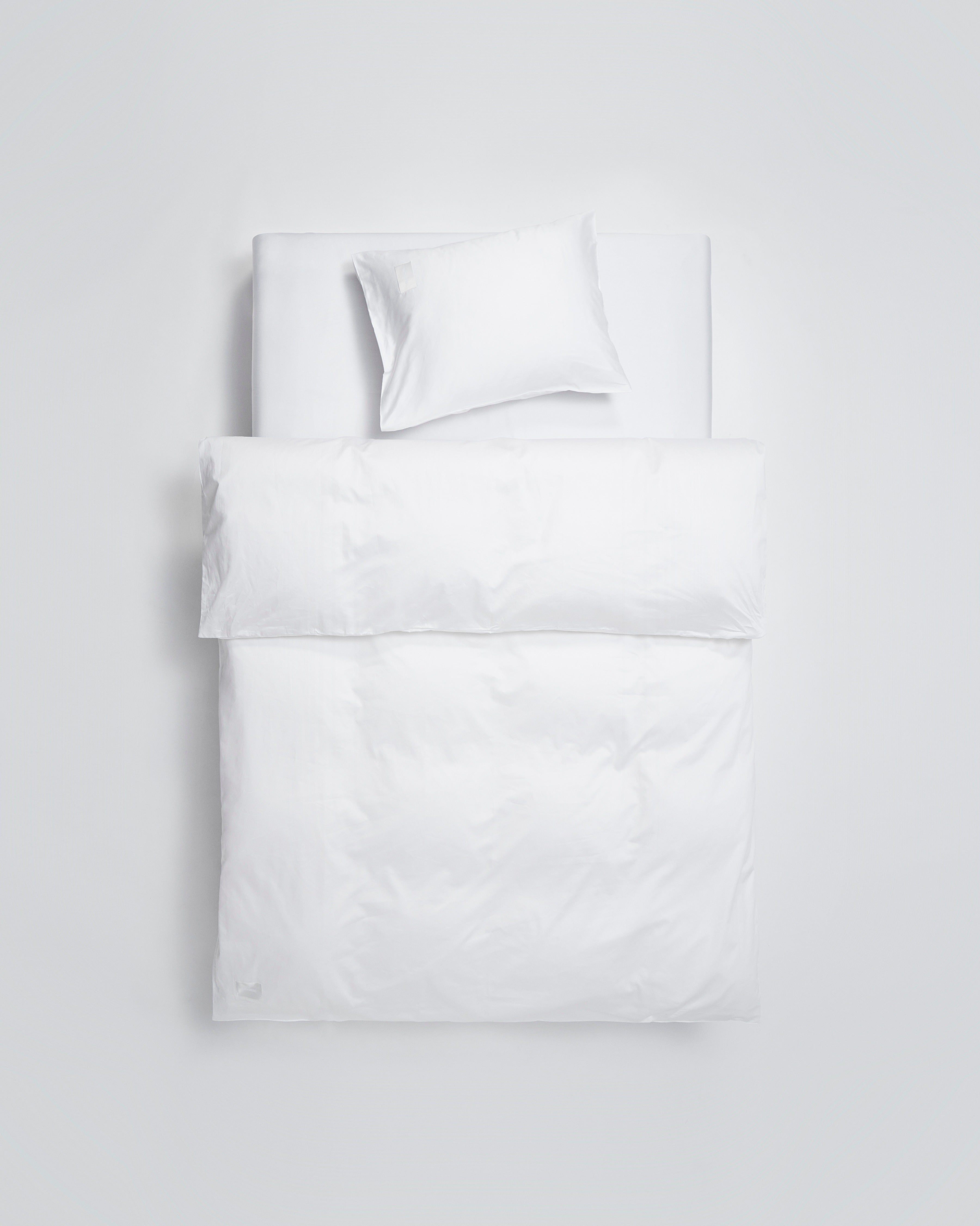 Magniberg Pure Sateen Duvet cover シングル Pure-duvet-cover-White-Sateen-