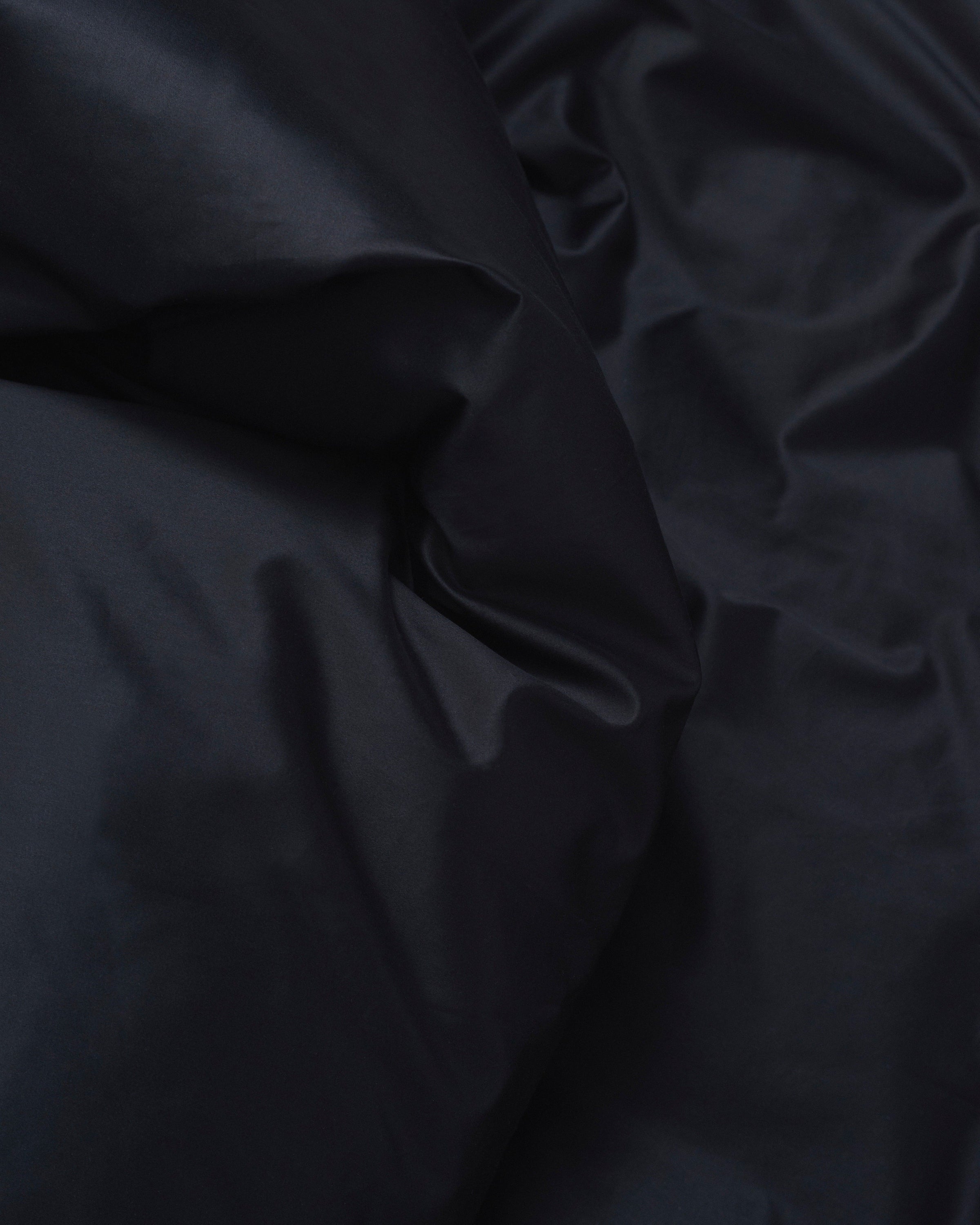 Pure pillow case | Black Sateen