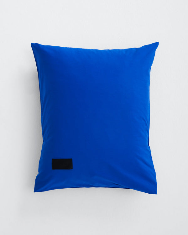 Pure pillow case | Italian blue Poplin