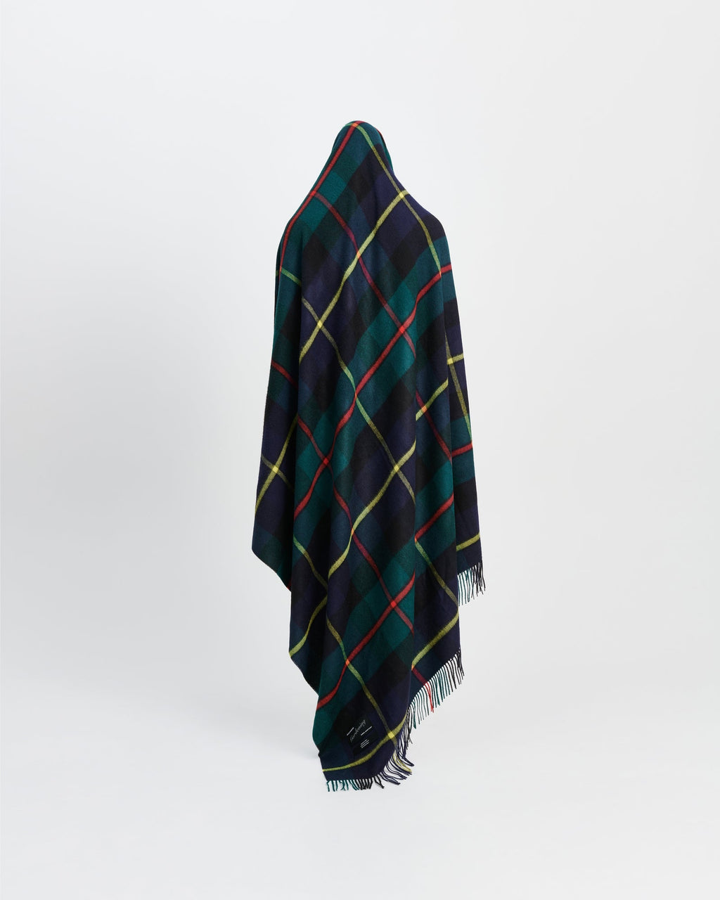 Queen blanket | Scottish green tartan Baby alpaca