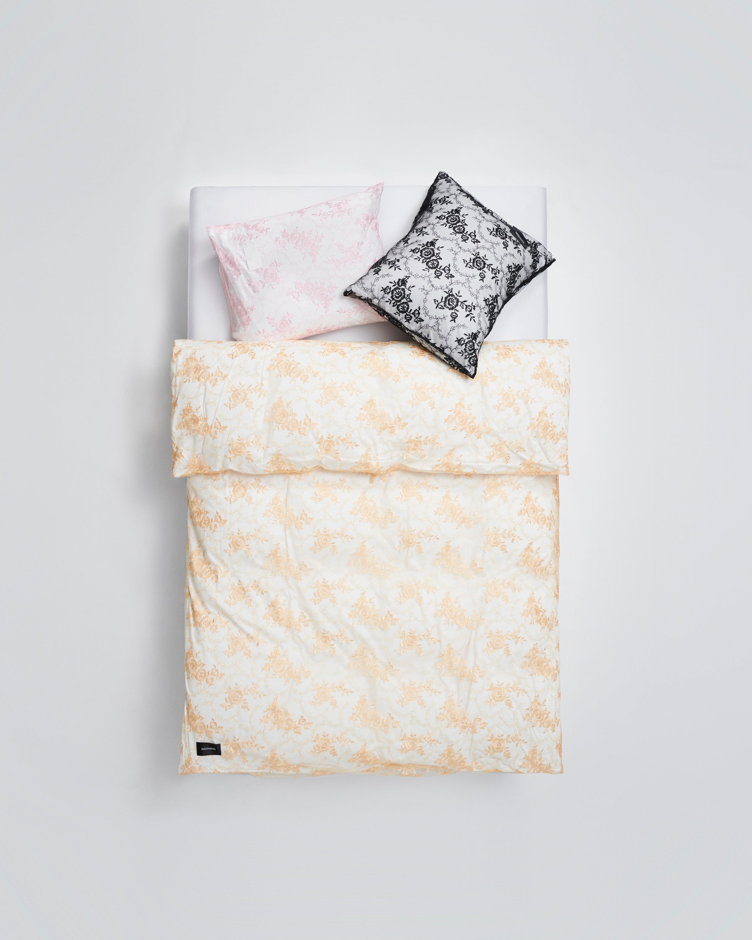 Rose duvet cover | Apricot Lace