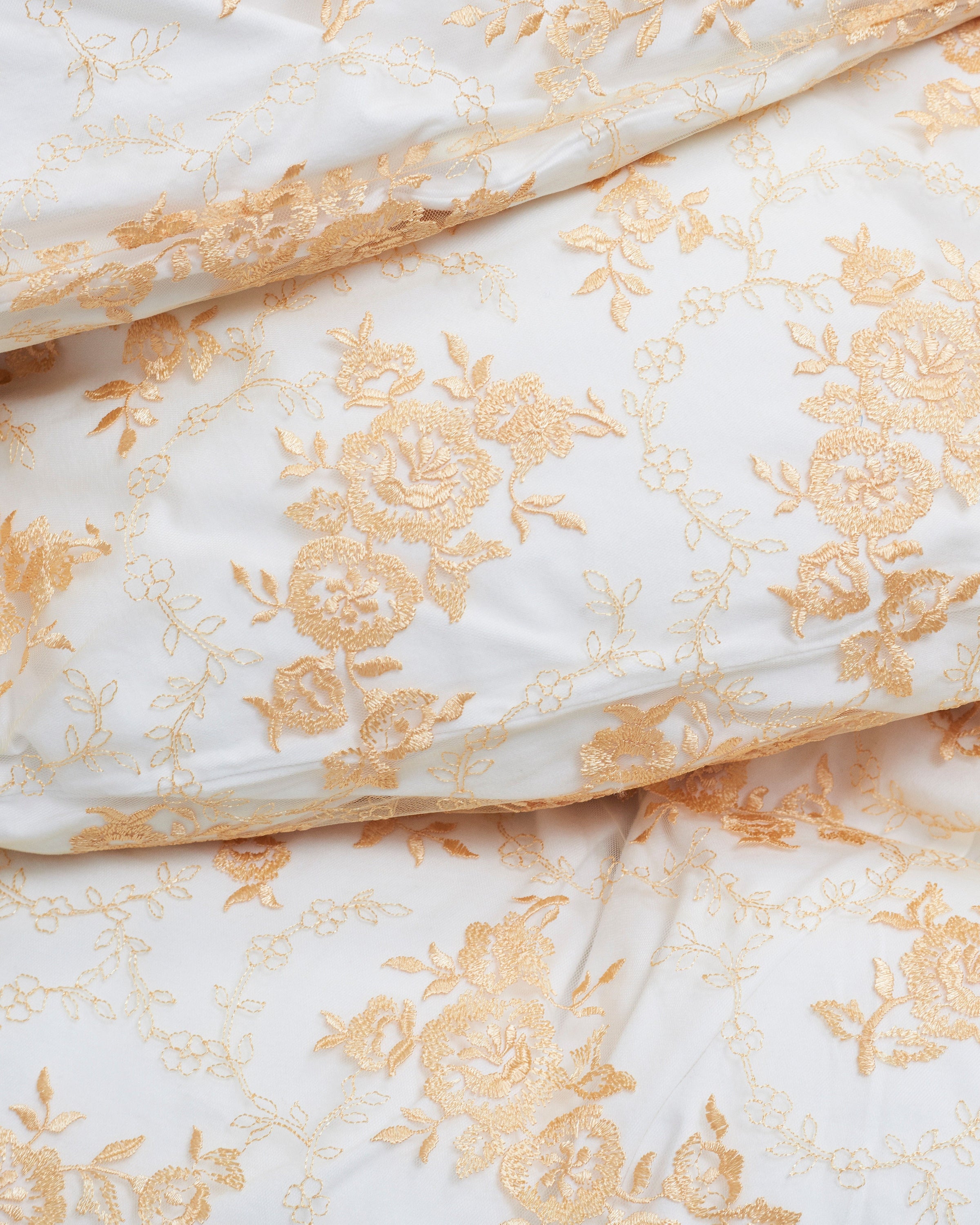 Rose duvet cover | Apricot Lace