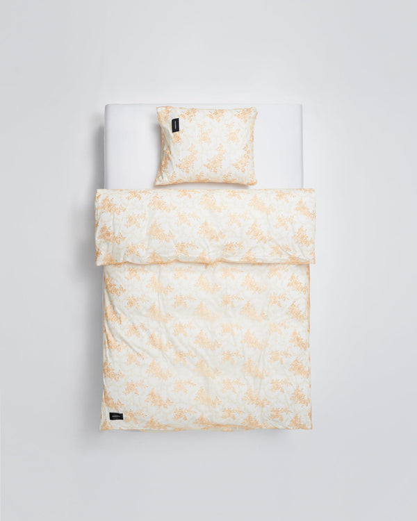 Rose duvet cover | Apricot Lace