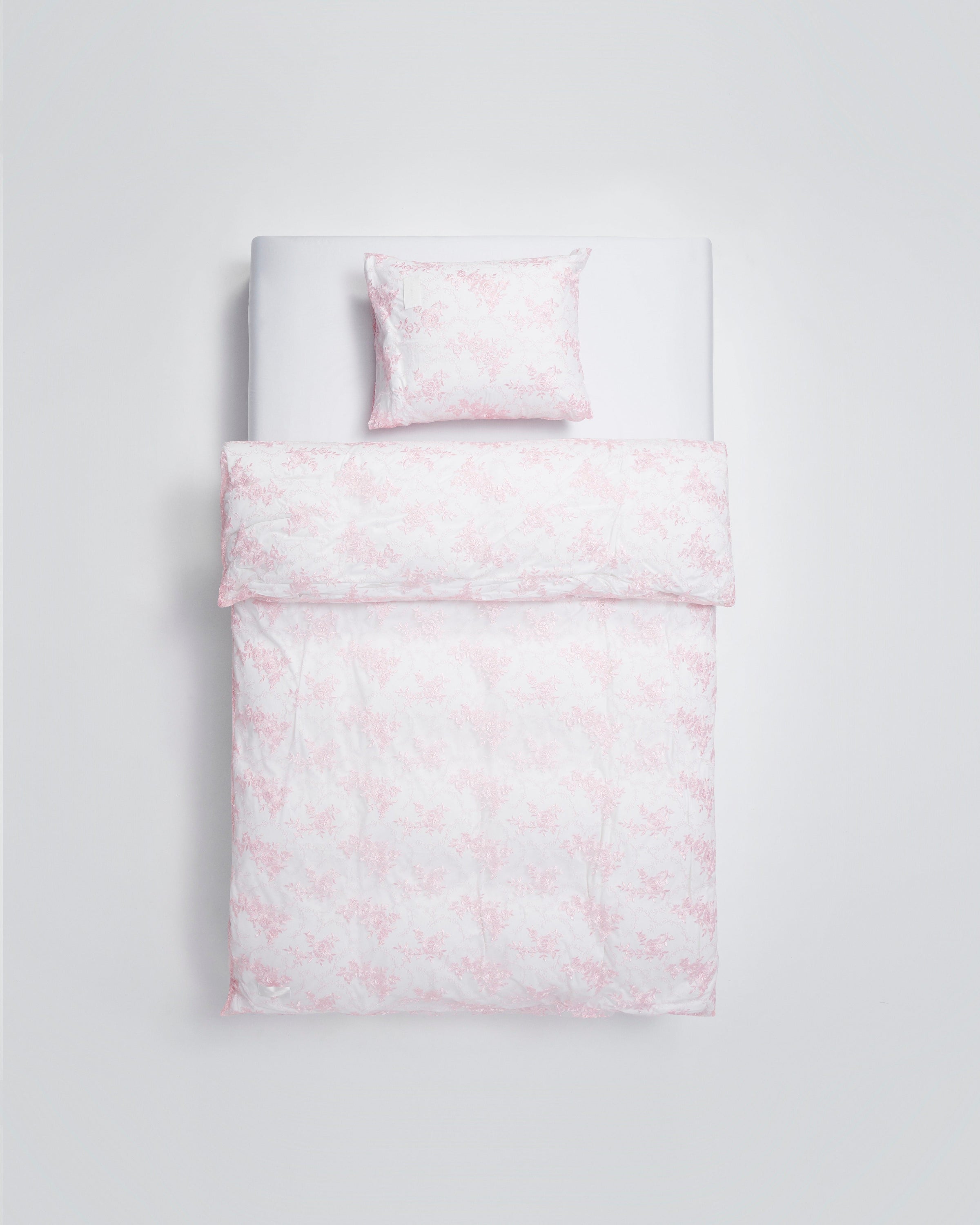 Rose pillow case | Pink Lace
