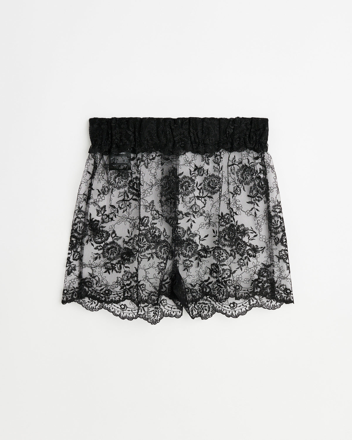 Rose shorts | Black Lace