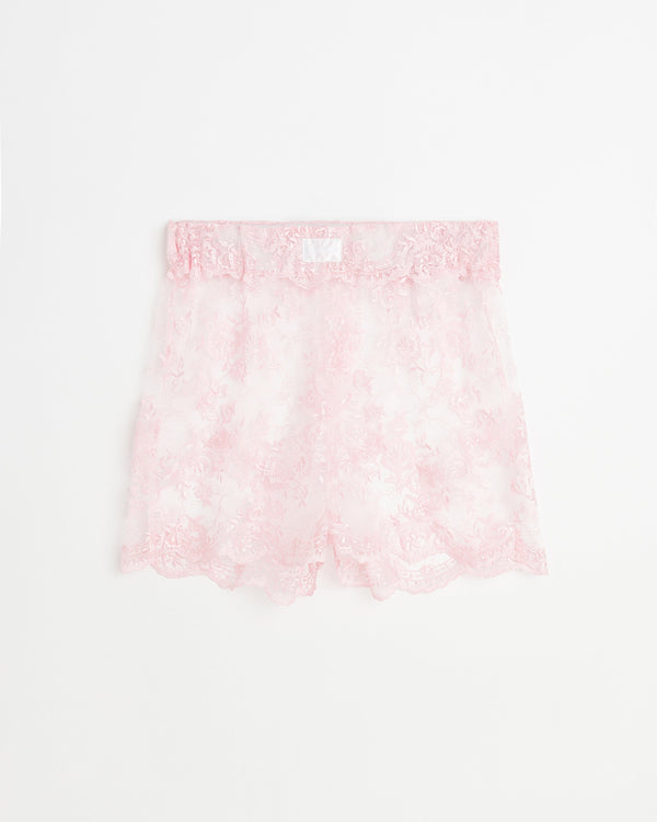 Rose shorts | Pink Lace