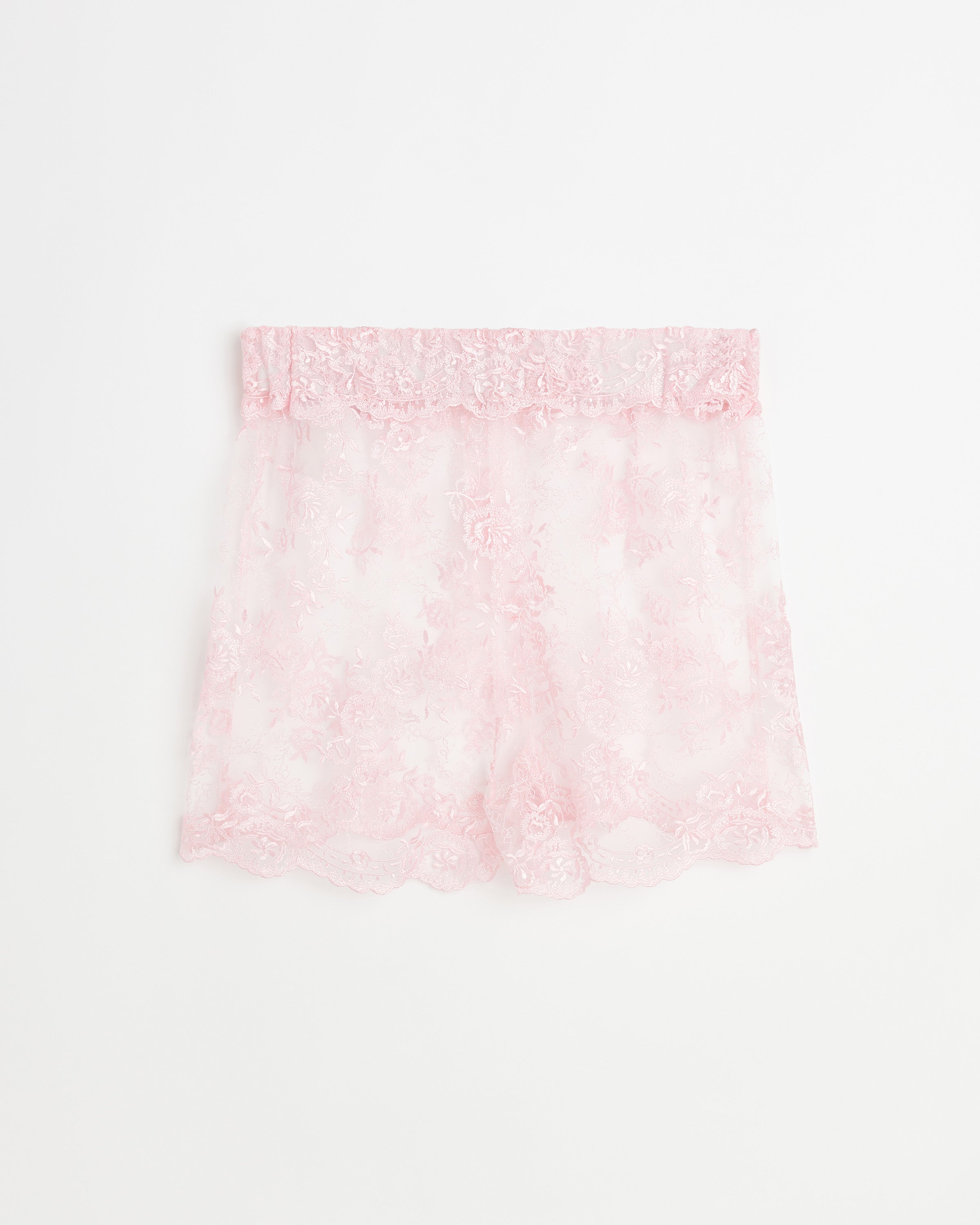Rose shorts | Pink Lace