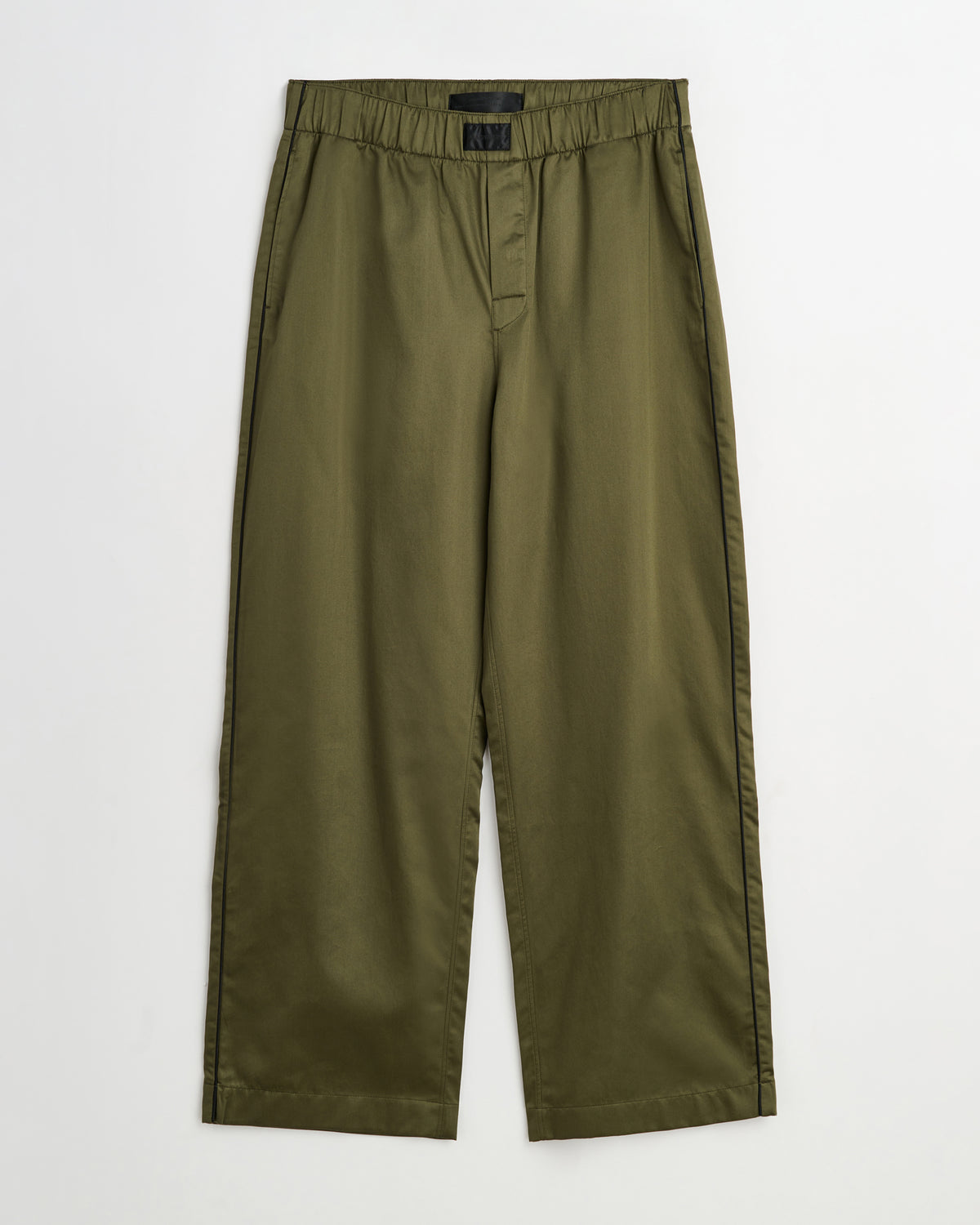 Sorbetto pants | Olive green Sateen