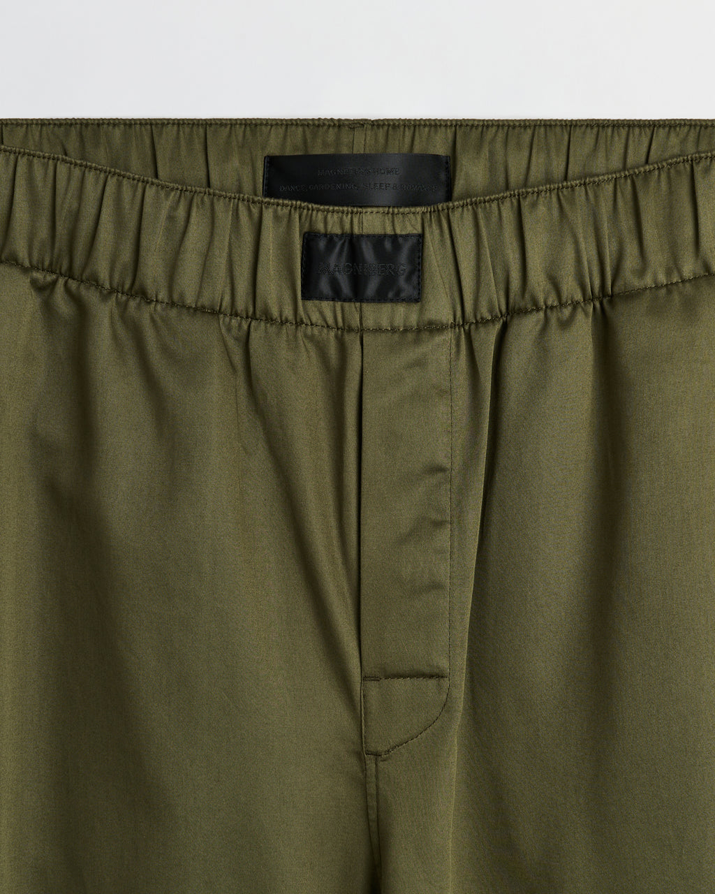 Sorbetto pants | Olive green Sateen
