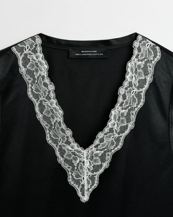 Shark tank top | Black Polyester