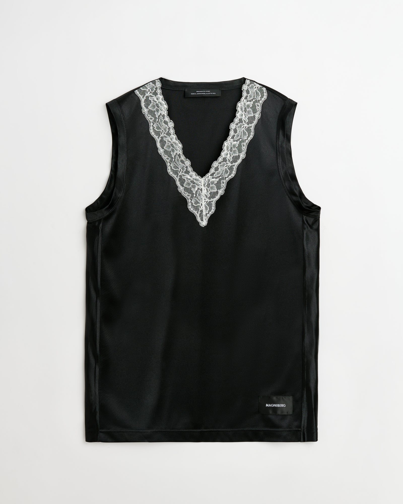 Shark tank top | Black Polyester