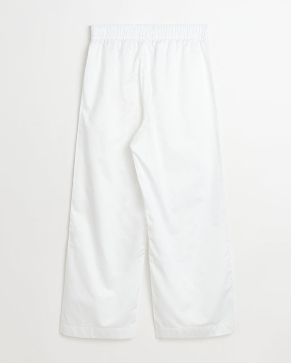 Sorbetto pants | White Sateen