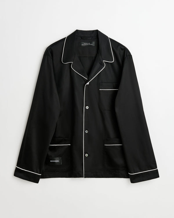 Sorbetto shirt | Black Sateen