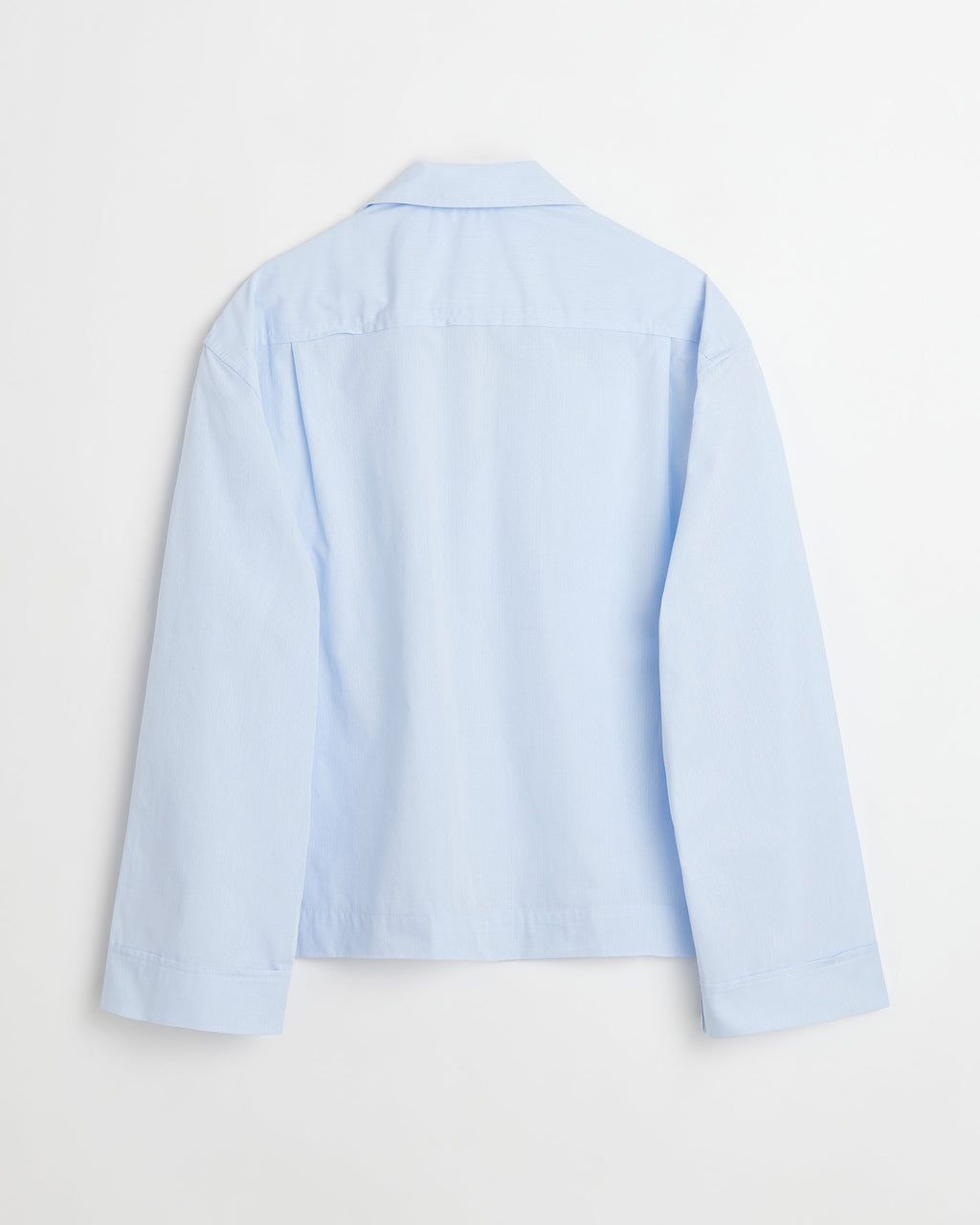 Space shirt | Light blue dots jacquard poplin