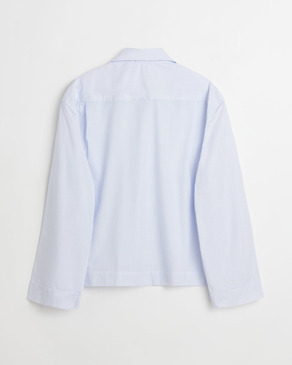 Space shirt | Light blue stripes poplin