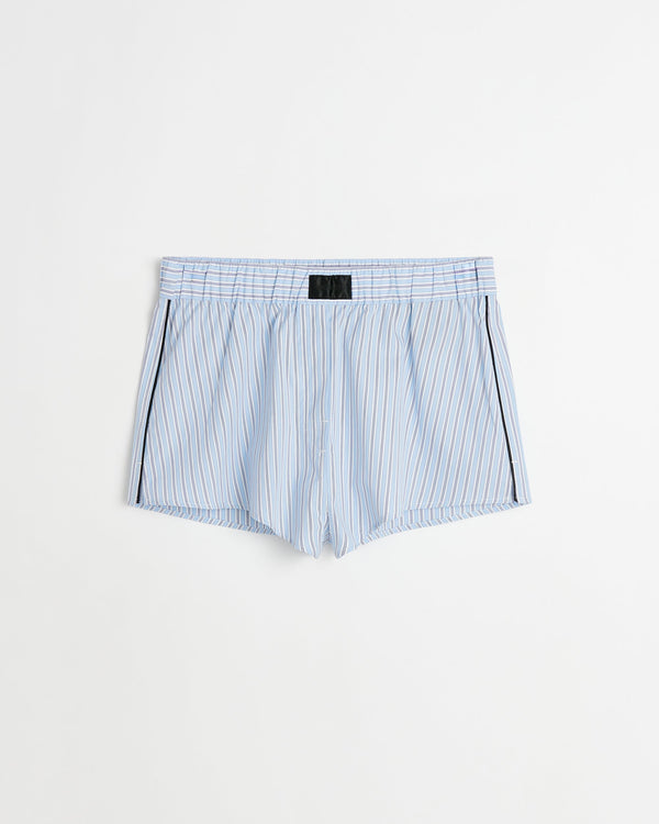 Sugar boxer shorts | Fine white stripe Poplin