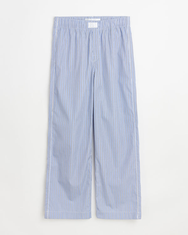 Sugar pants | Fine blue stripe Poplin