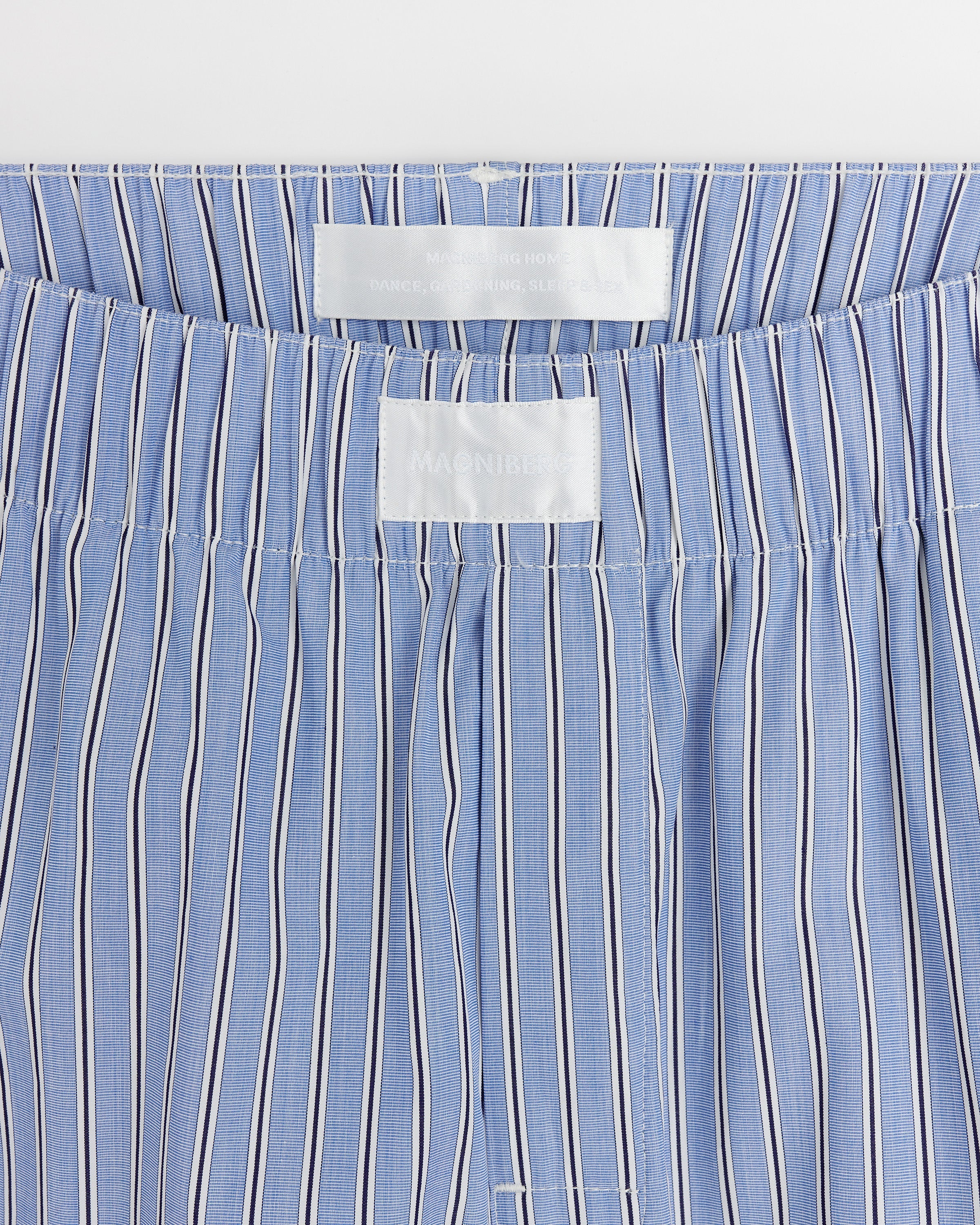 Sugar pants | Fine blue stripe Poplin