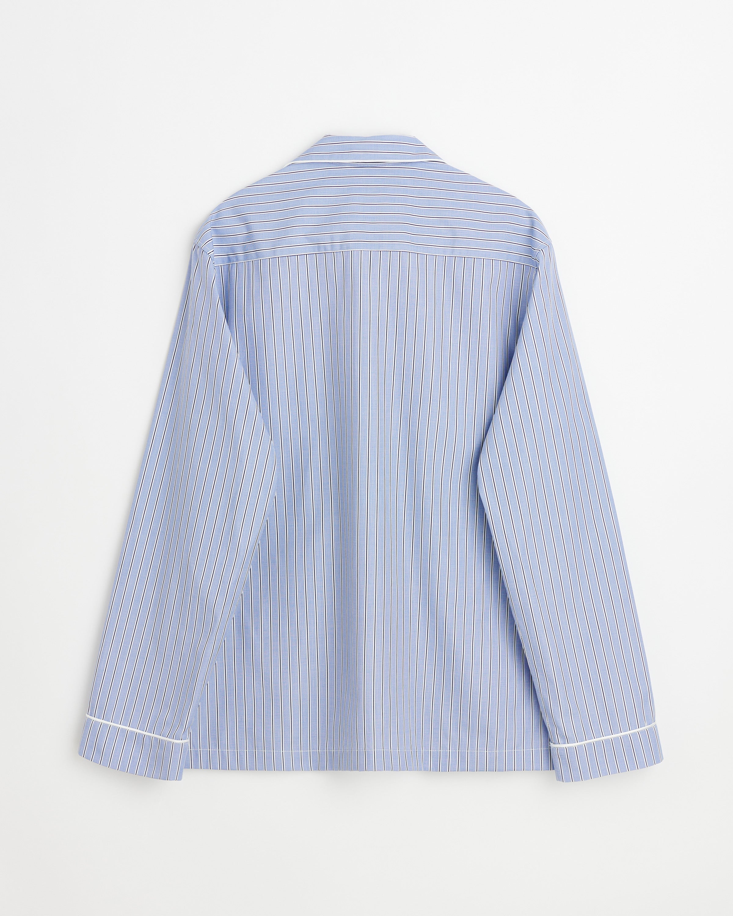 Sugar shirt | Fine blue stripe Poplin