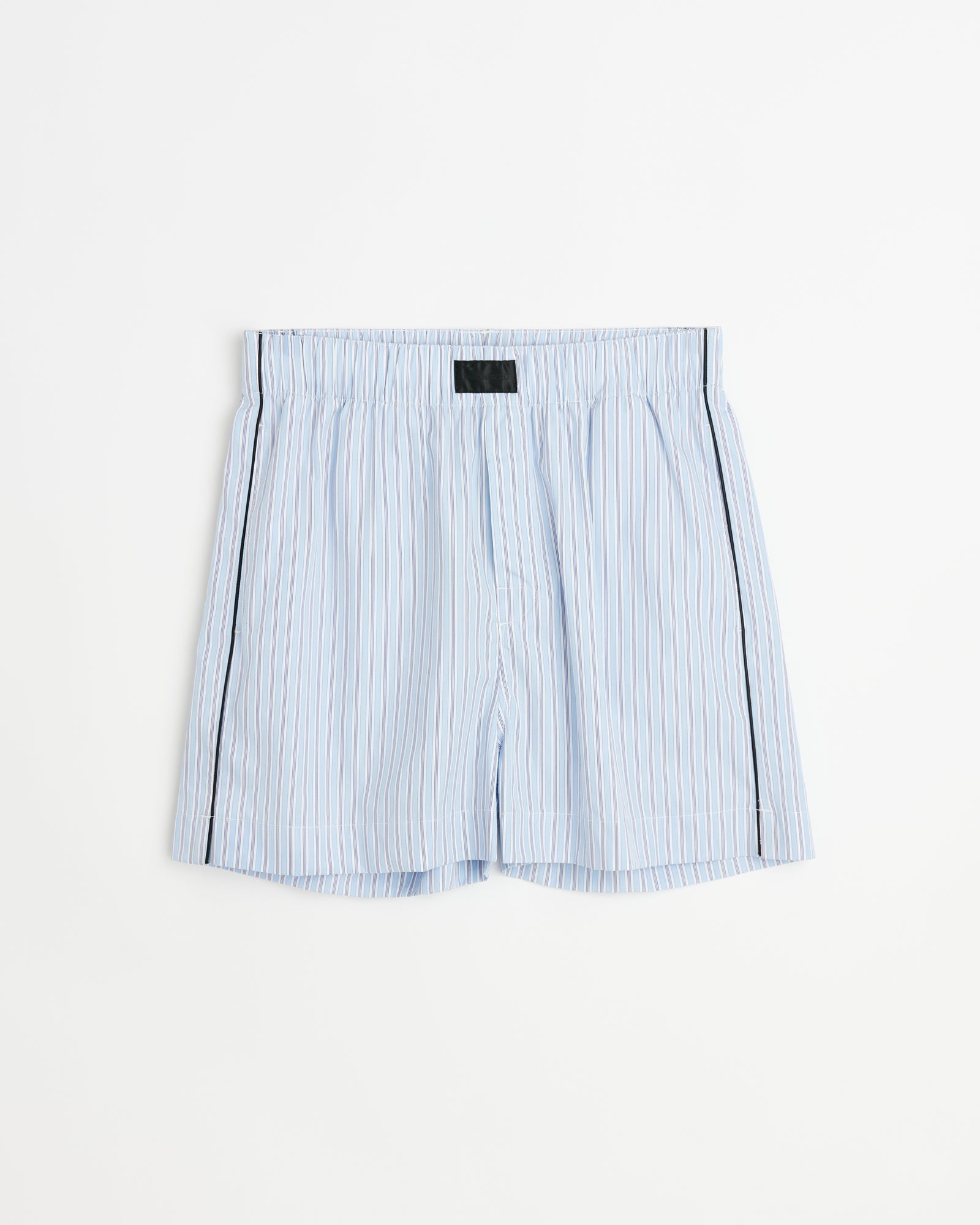 Sugar shorts | Fine white stripe Poplin
