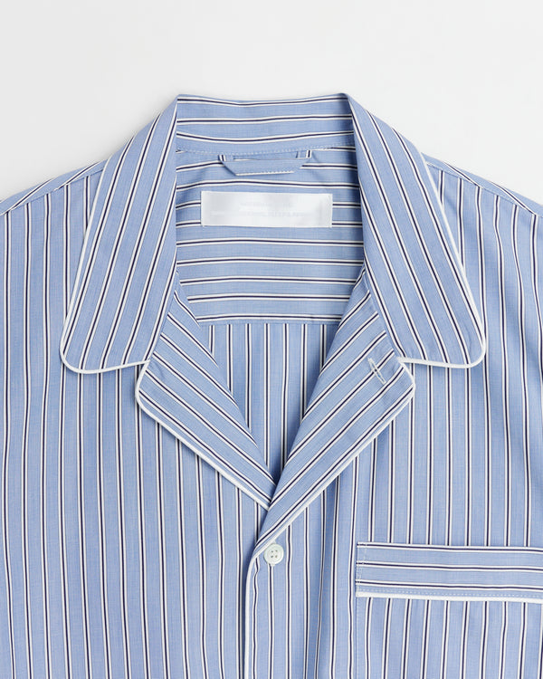 Sugar shirt | Fine blue stripe Poplin