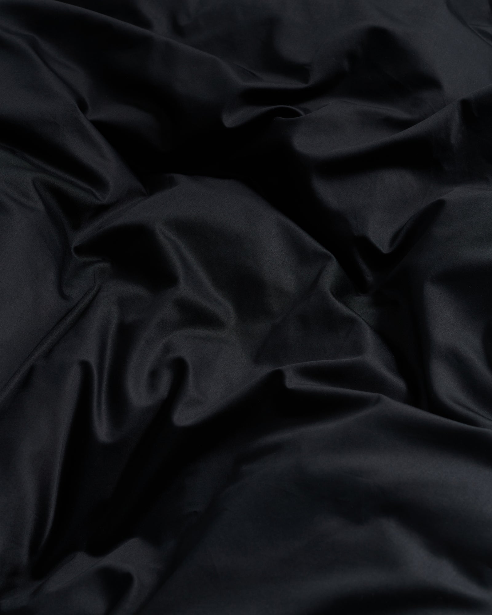 Sweet duvet cover | Solid black Sateen