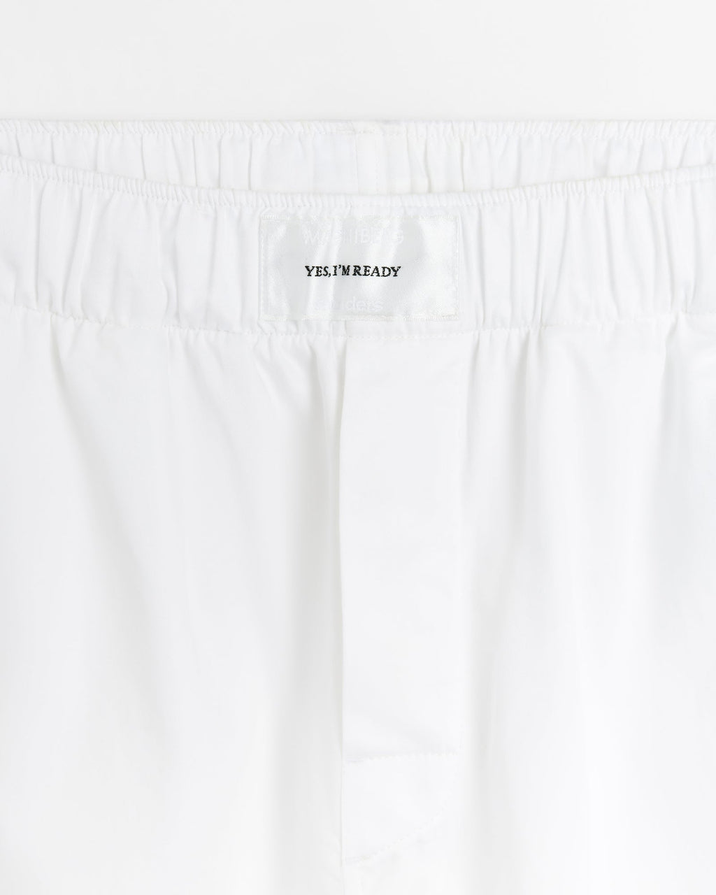 Sweet pants | Solid white Sateen