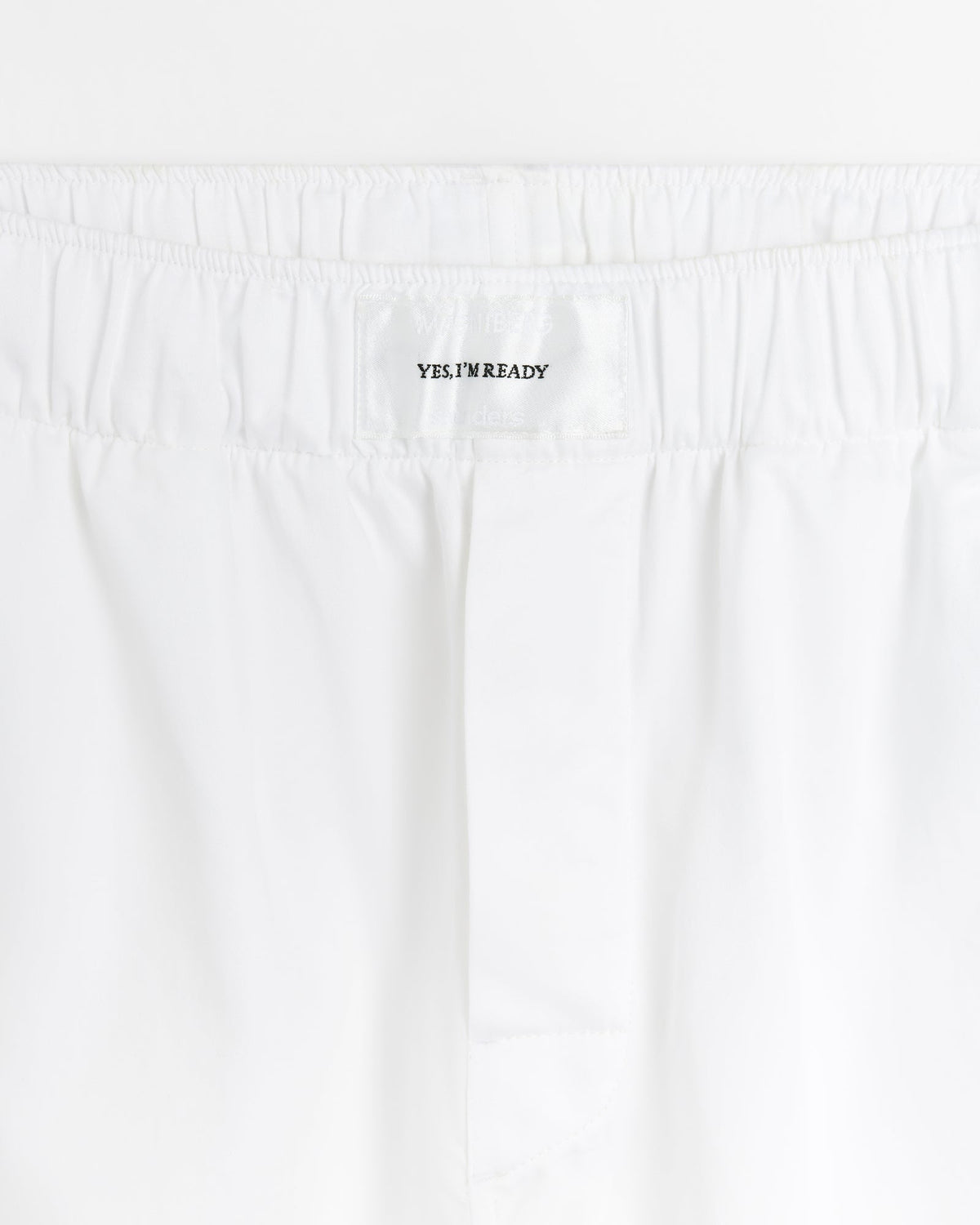 Sweet pants | Solid white Sateen