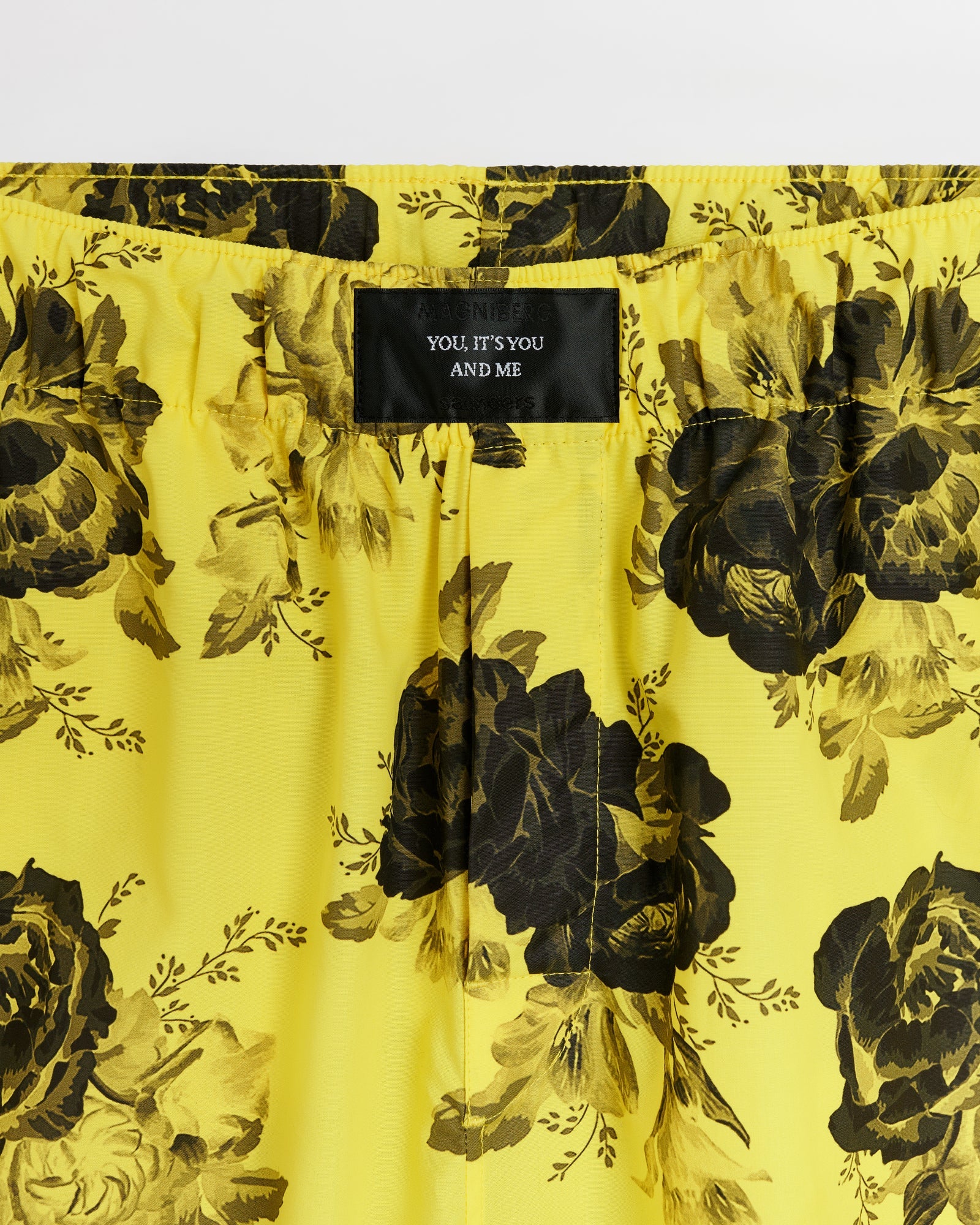 Sweet pants | Yellow peony Poplin