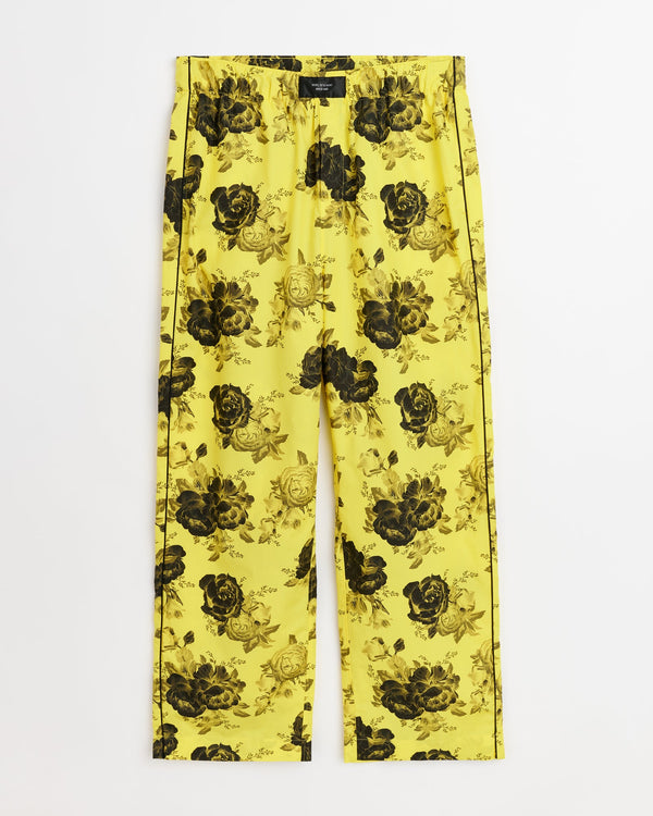 Sweet pants | Yellow peony Poplin