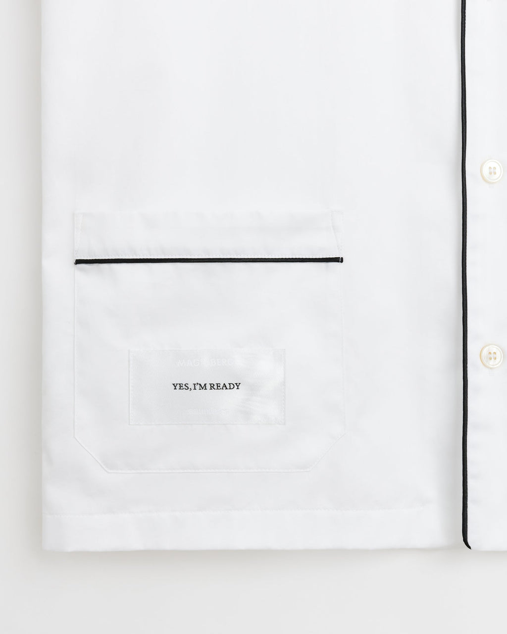 Sweet shirt | Solid white Sateen
