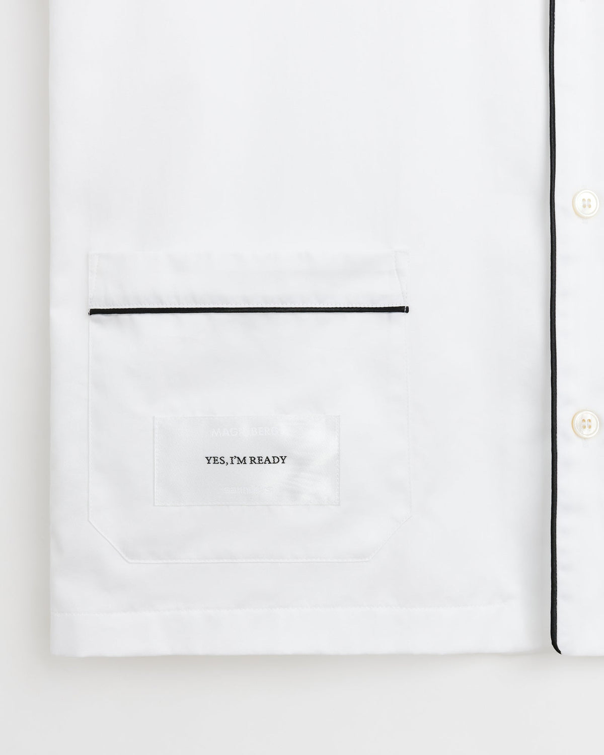 Sweet shirt | Solid white Sateen