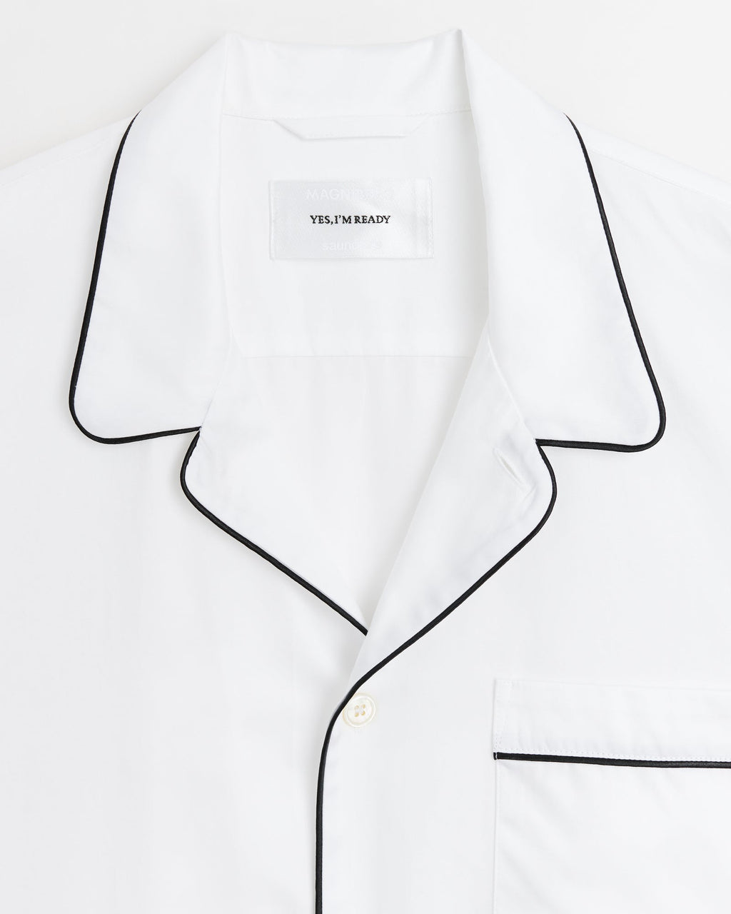 Sweet shirt | Solid white Sateen