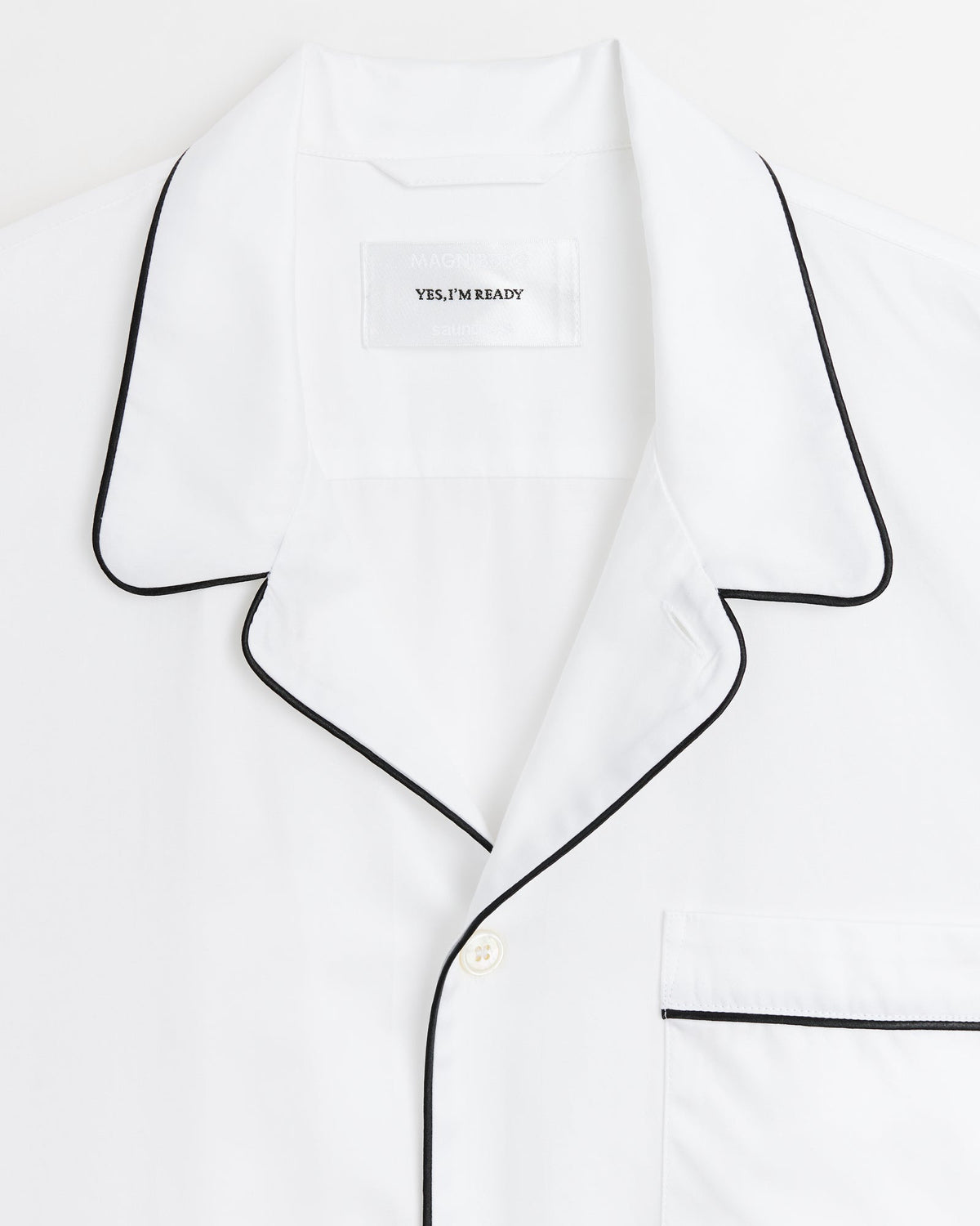 Sweet shirt | Solid white Sateen