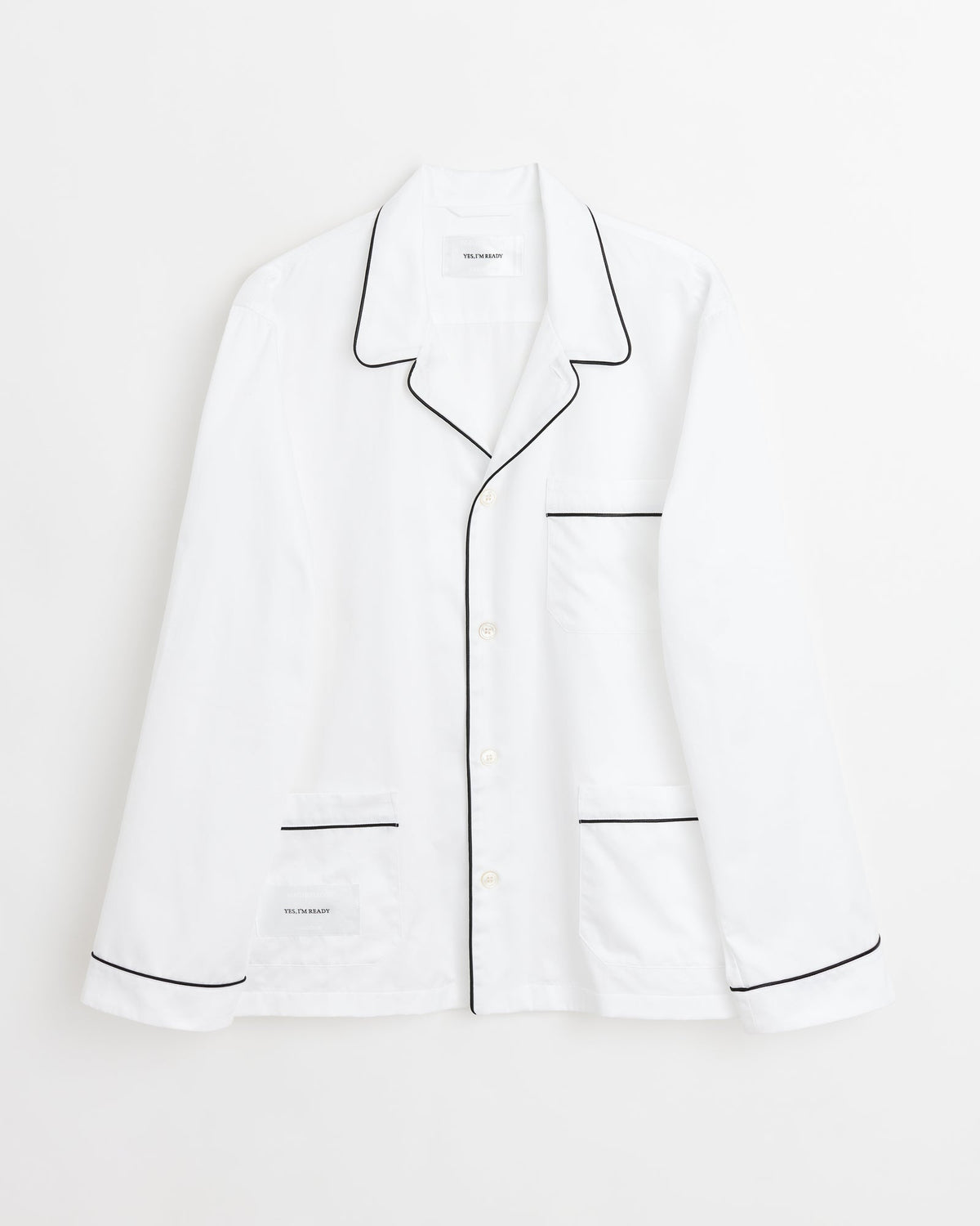 Sweet shirt | Solid white Sateen