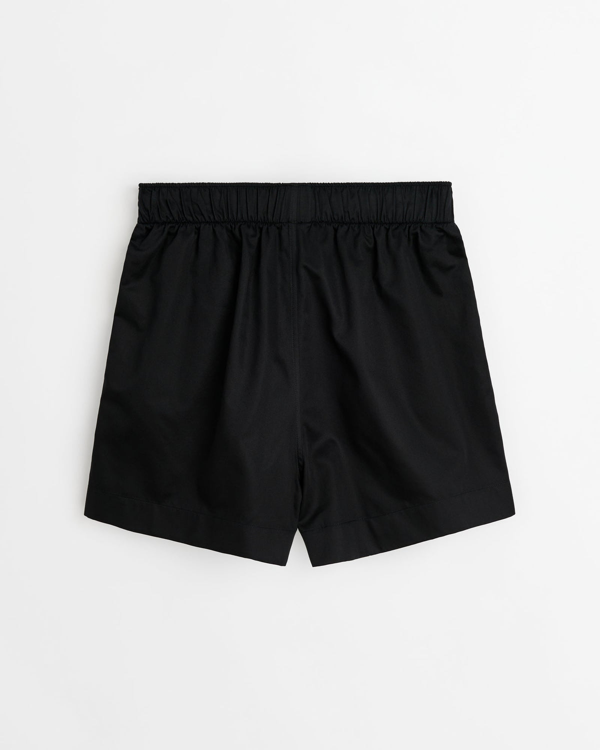 Sweet shorts | Solid black Sateen