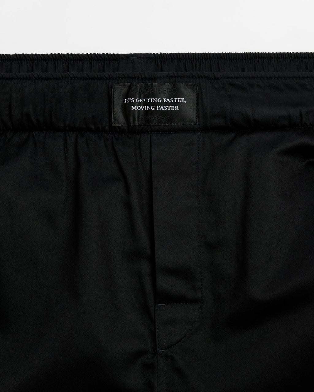 Sweet shorts | Solid black Sateen
