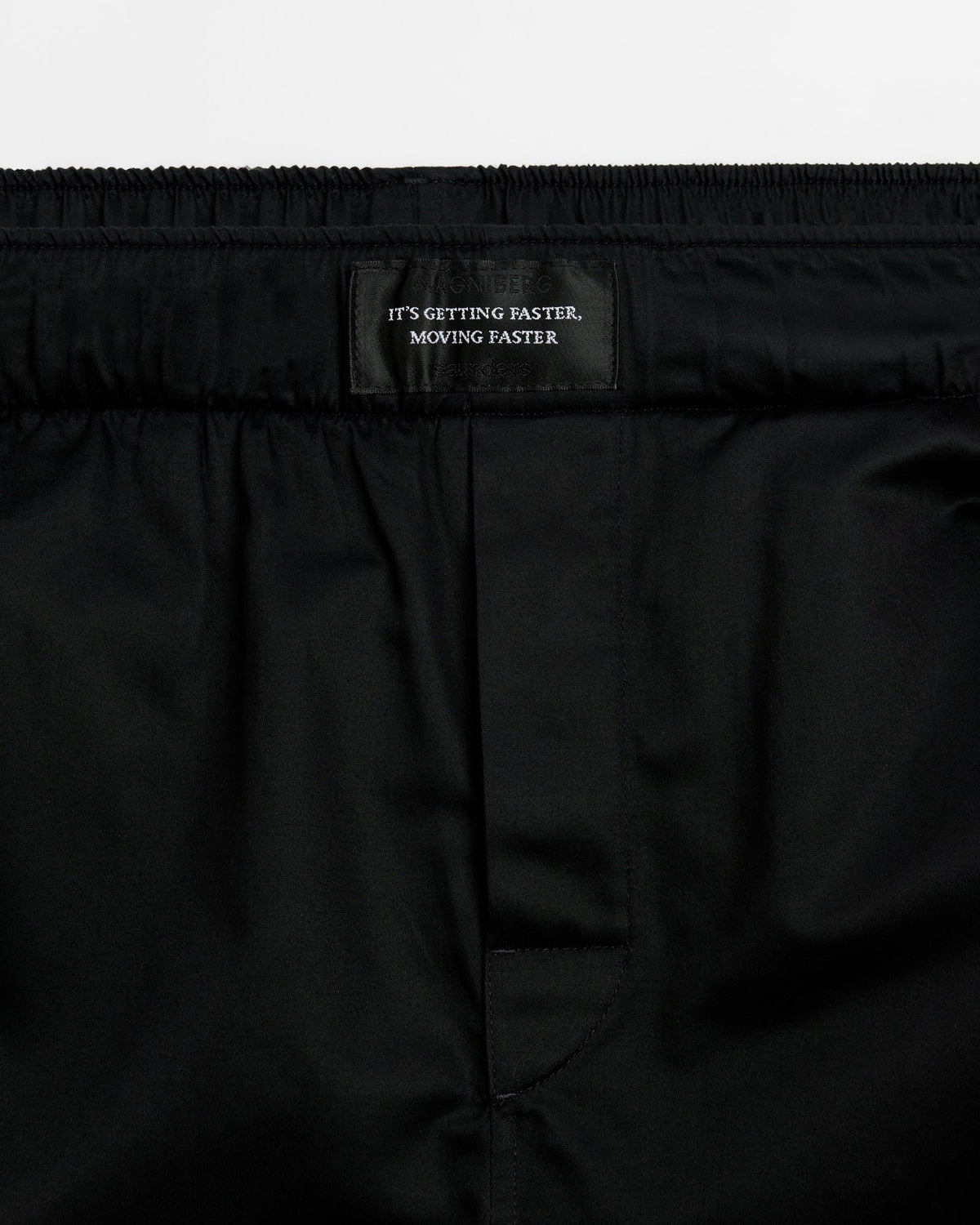 Sweet shorts | Solid black Sateen