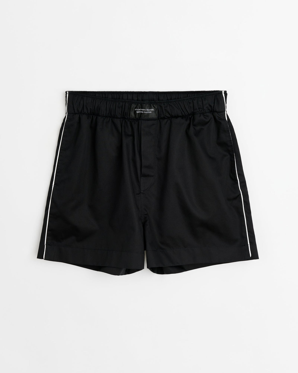 Sweet shorts | Solid black Sateen