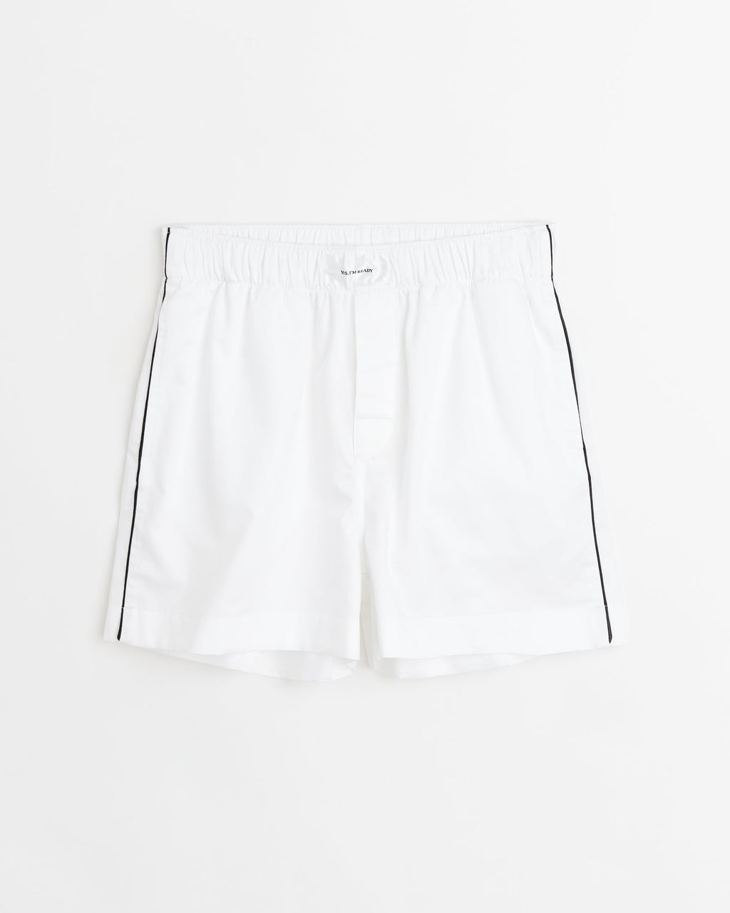 Sweet shorts | Solid white Sateen