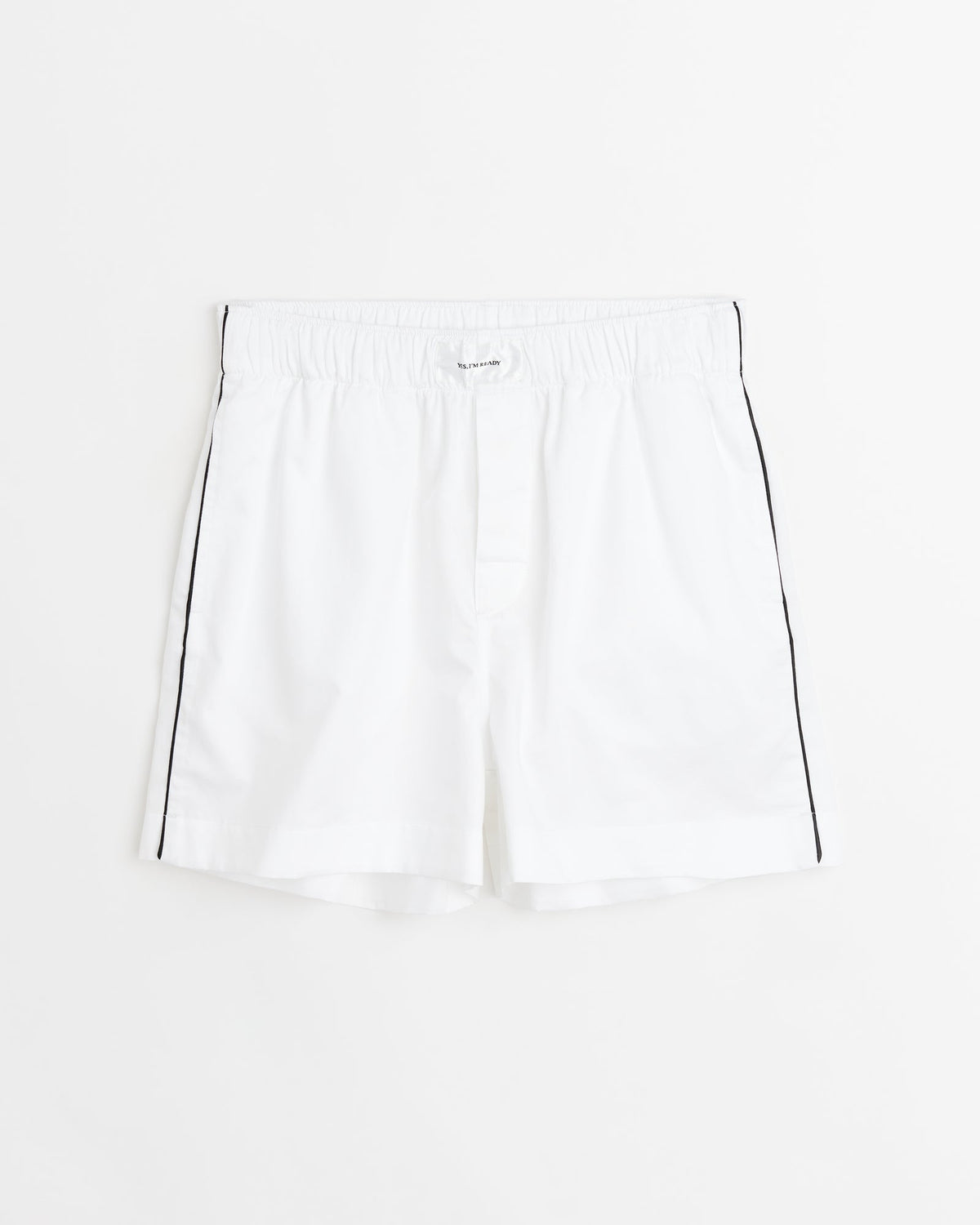 Sweet shorts | Solid white Sateen