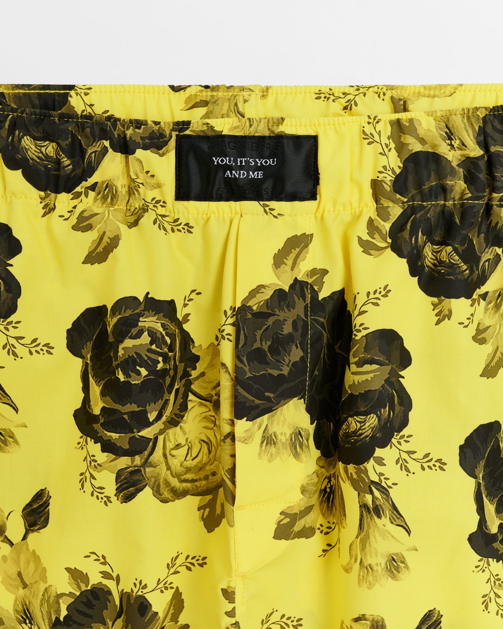 Sweet shorts | Yellow peony Poplin