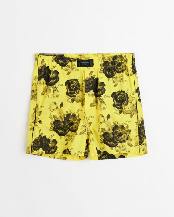 Sweet shorts | Yellow peony Poplin