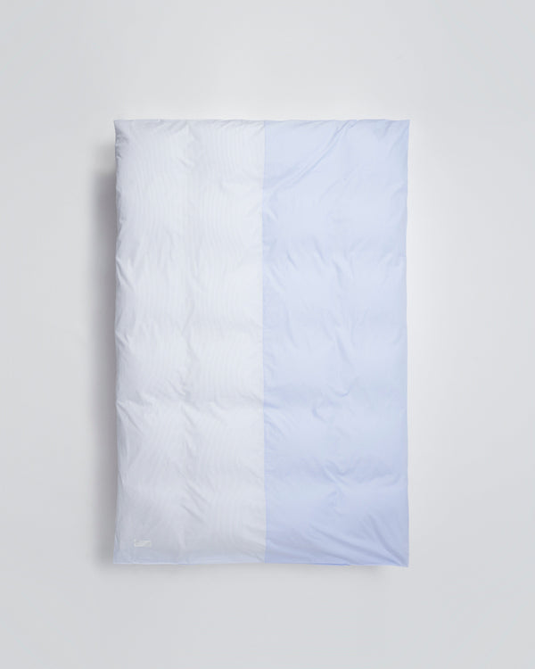 Wall Street duvet cover | Half & half stripes Poplin