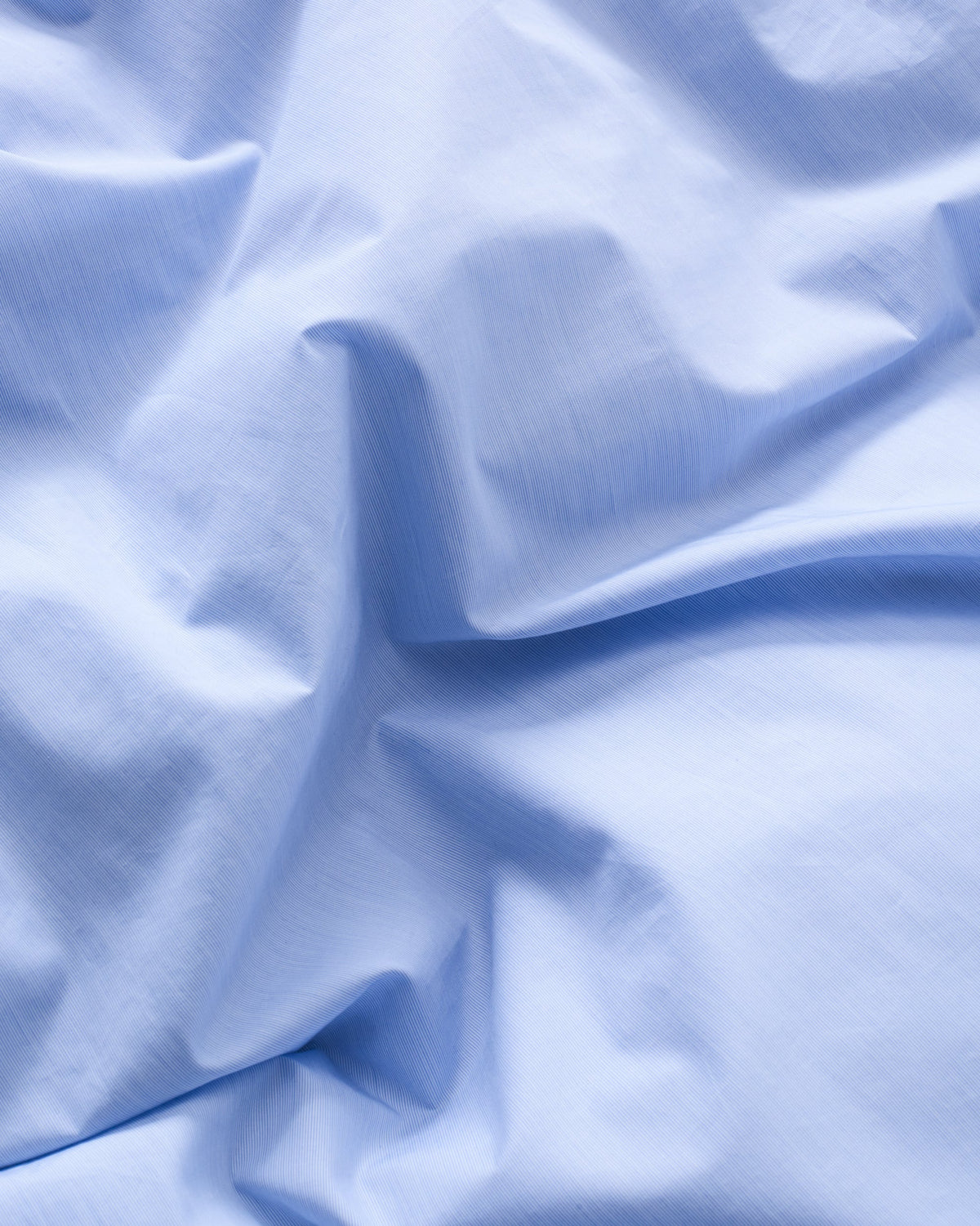 Wall Street duvet cover | Light blue mini stripes Poplin