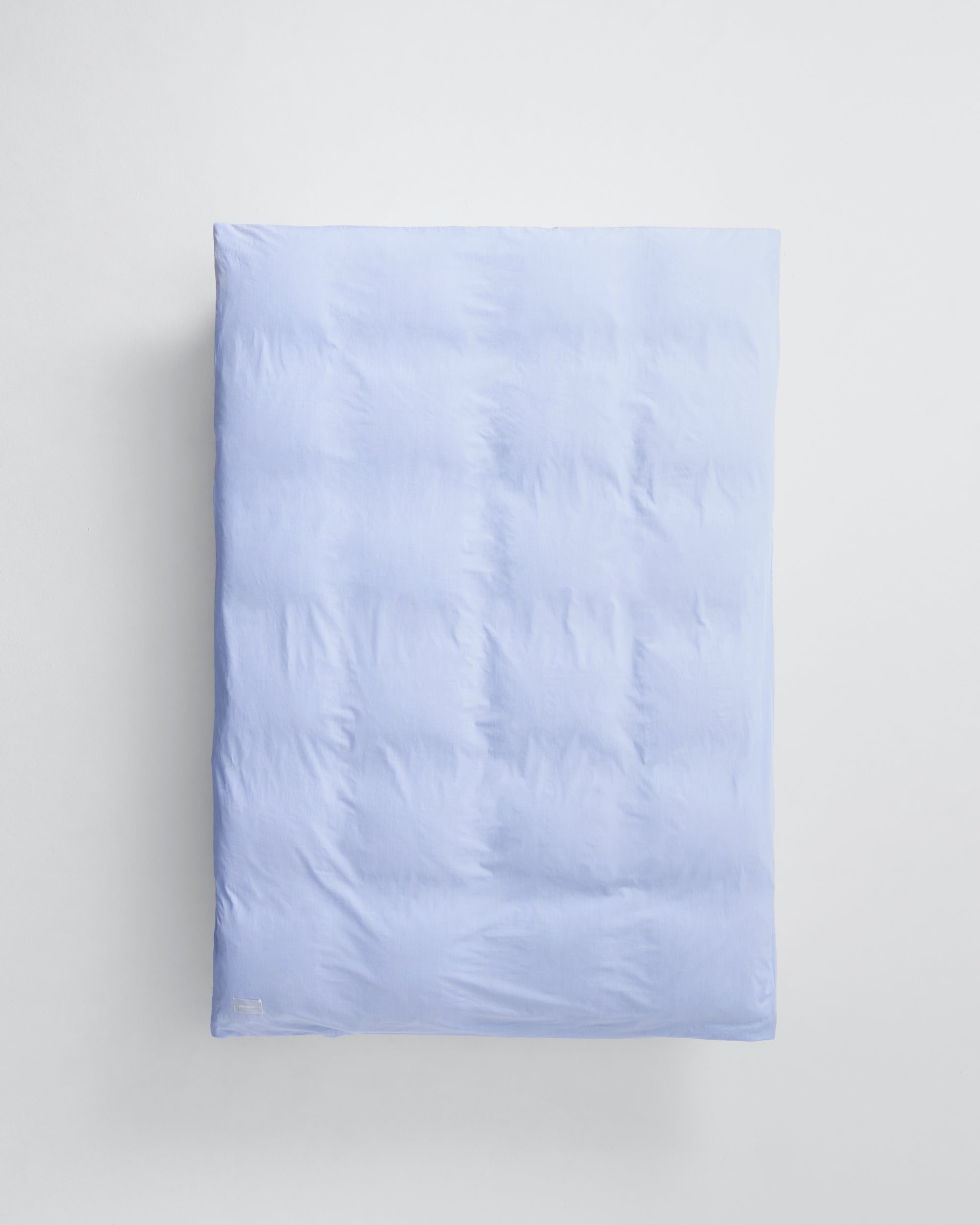 Wall Street duvet cover | Light blue mini stripes Poplin