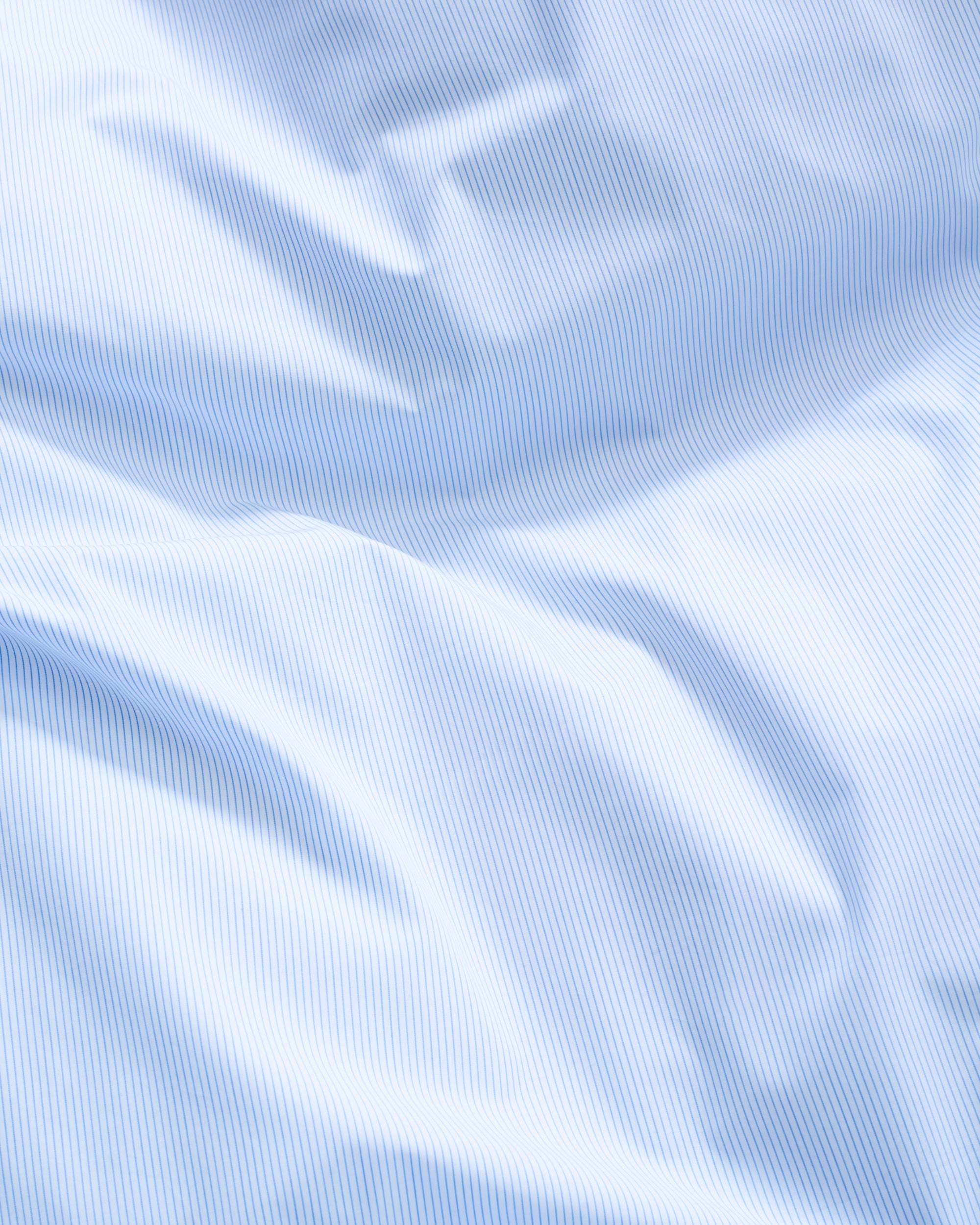 Wall Street duvet cover | Light blue stripes Poplin