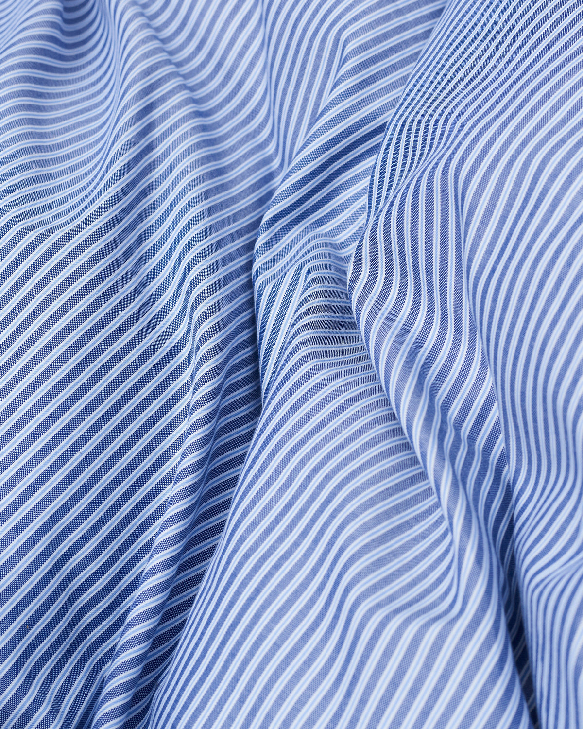 Wall Street duvet cover | Stripe dark blue Oxford